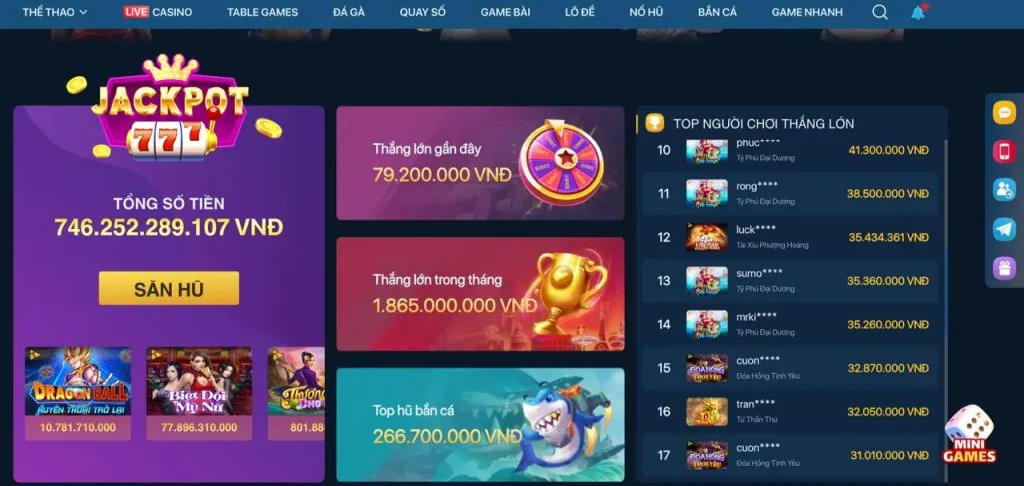 Sòng bạc trực tiếp với dealer chuyên nghiệp tại 777vip